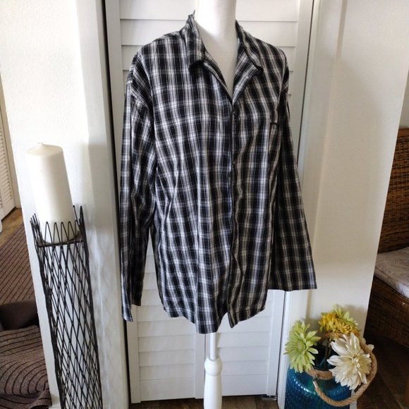 Polo Ralph Lauren men's plaid button-front long sleeve pajama top Sz M - Picture 7 of 8
